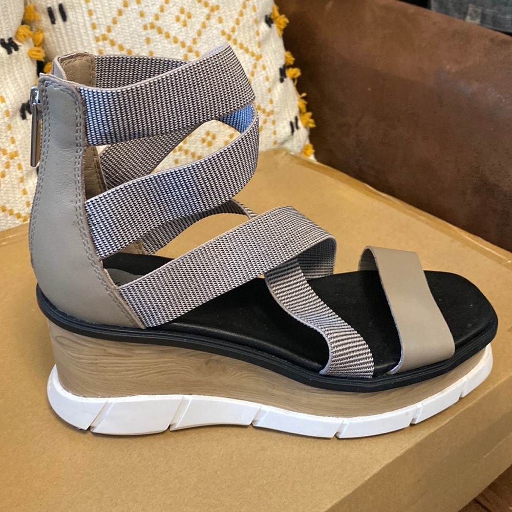 Sorel Wedge sandals worn once!